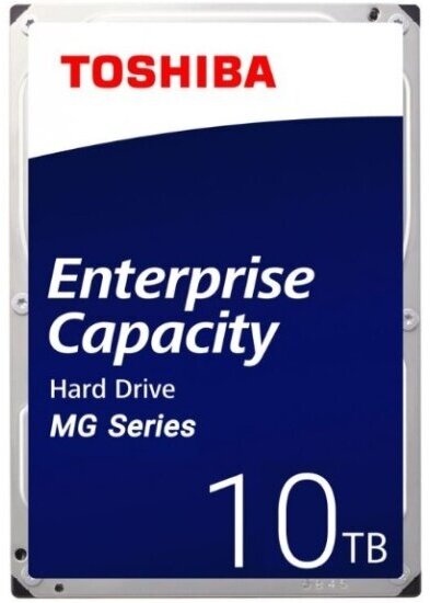 Жесткий диск Toshiba Enterprise Capacity MG06SCA10TE 3.5" 10.0Tb SAS 12 Gbit/s, 256 Mb, 7200 rpm. AirCMR. SIE/SED