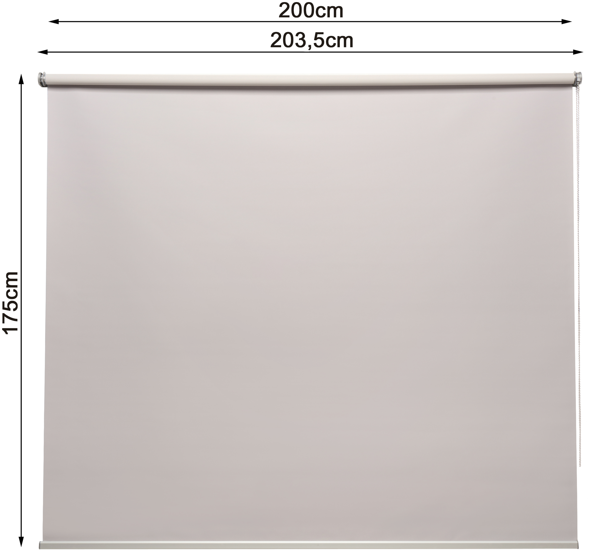 Штора рулонная блэкаут Inspire Belem 200x175 см светло-серая Granit 5 - фотография № 2