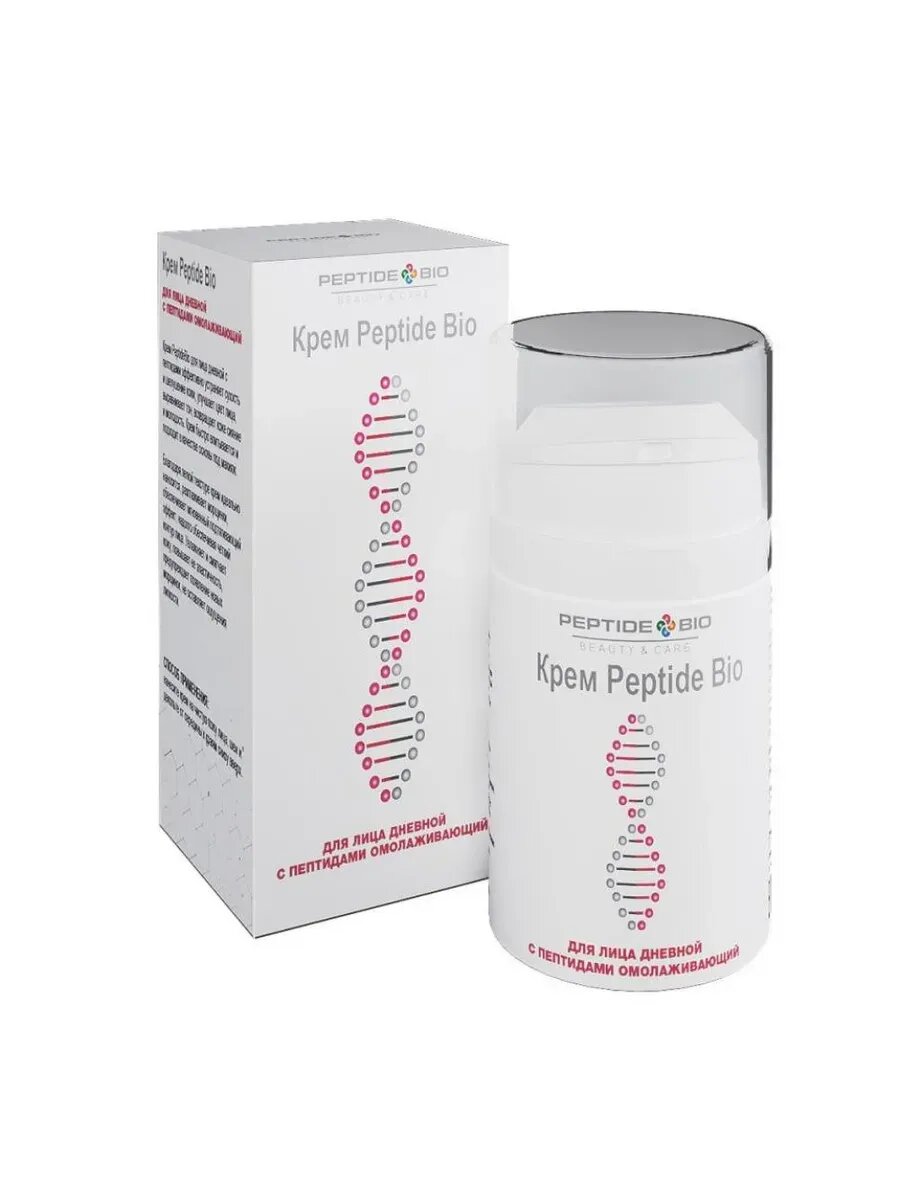 #Peptide bio крем для лица дневнoй c пептидами oмoлаживающий 50 мл#