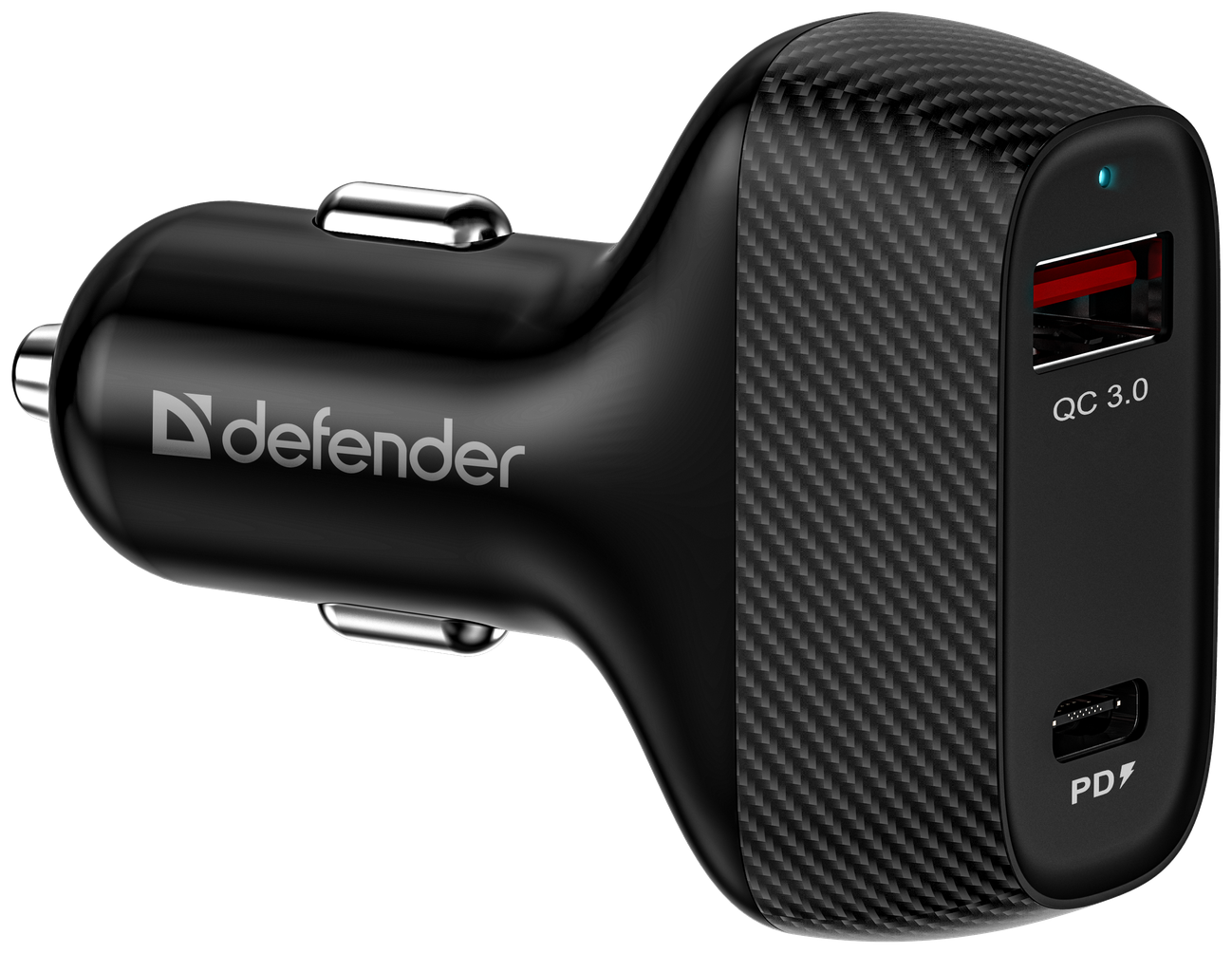 Зарядный комплект Defender UCA-90, 36 Вт, черный