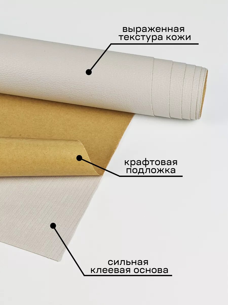 Самоклеящаяся искусственная экокожа заплатка, Professional materials — фото 1