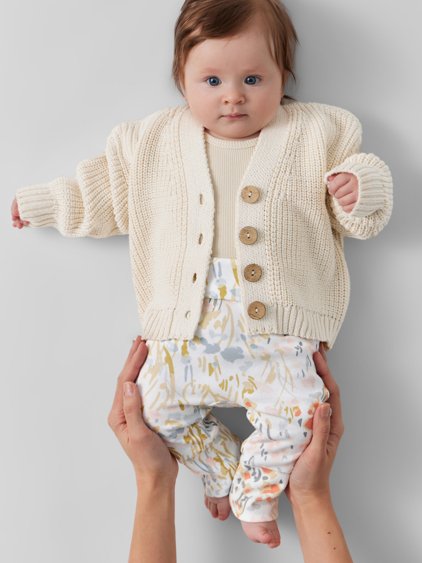 Кардиган Happy Baby размер 56–62 молочный