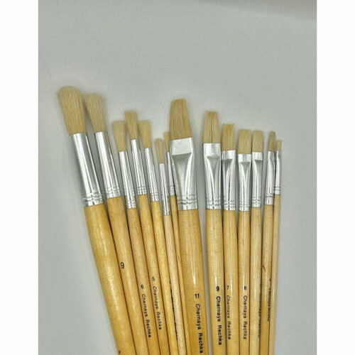 Набор кистей №1 Черная Речка (щетина)