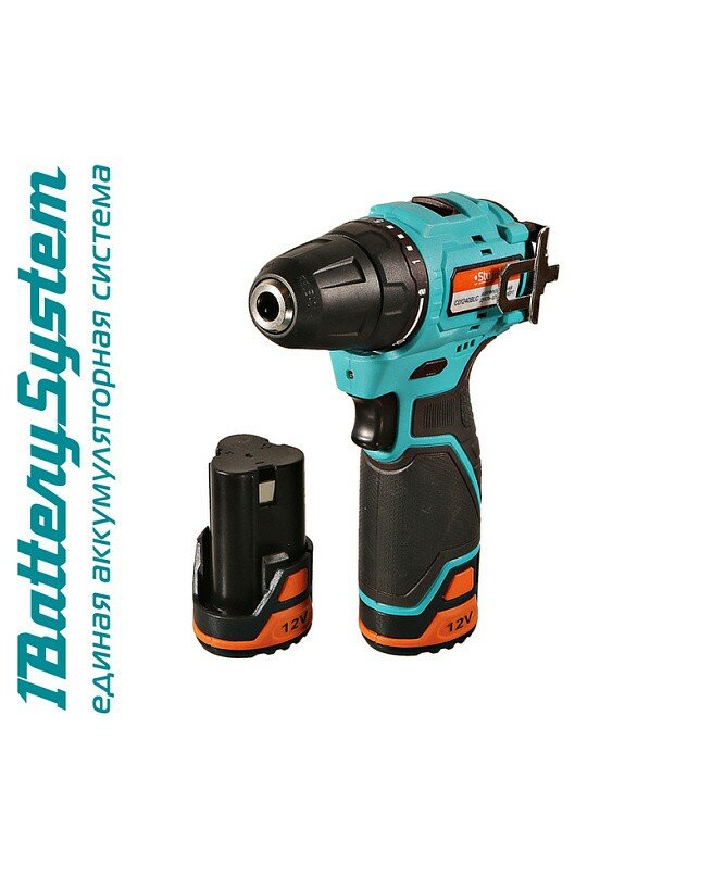 Аккумуляторный шуруповерт Sturm BatterySystem12V CD1240BLC