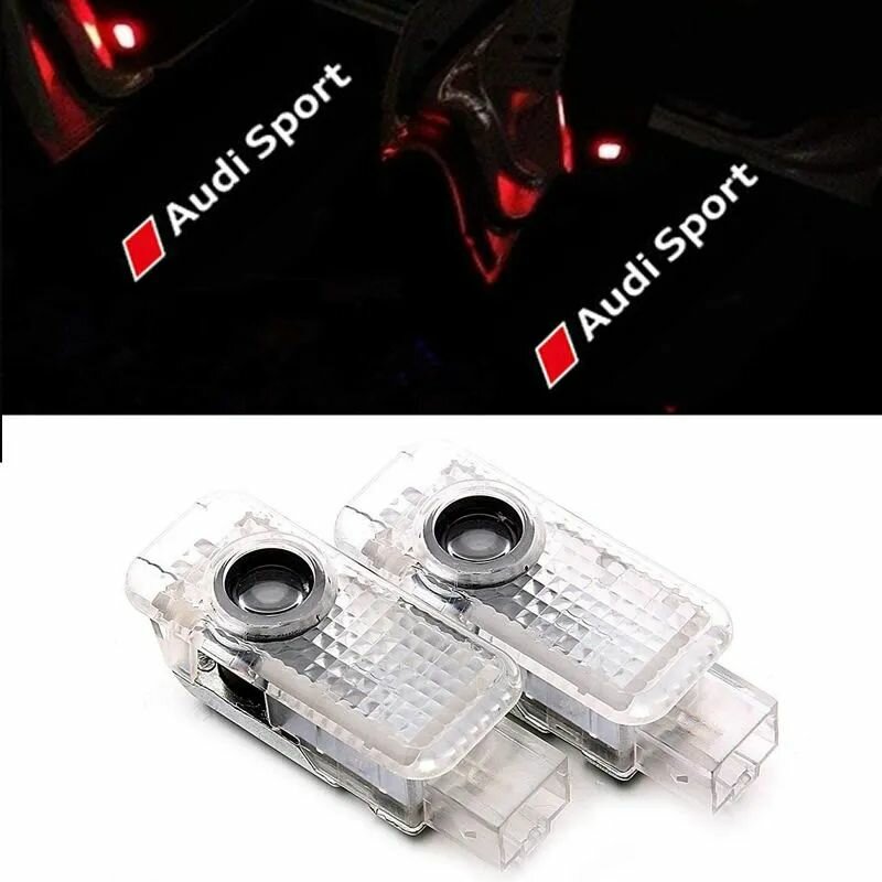 Штатная проекция логотипа авто Audi (Ауди)