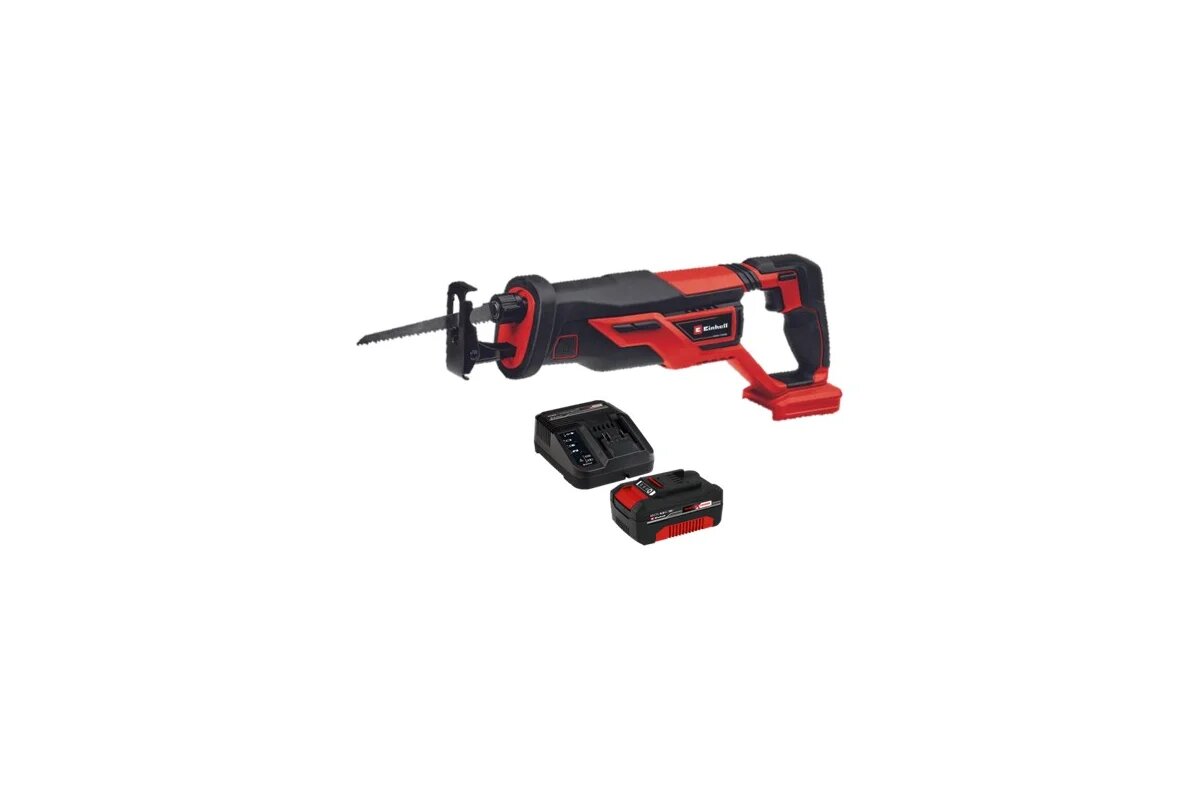 Einhell Пила сабельная акк. PXC TE-AP 18/26 Li, 18В, ход 26мм,0-2600/мин, Quck + 1 акк.4 Ач + ЗУ 3А 4326290SET