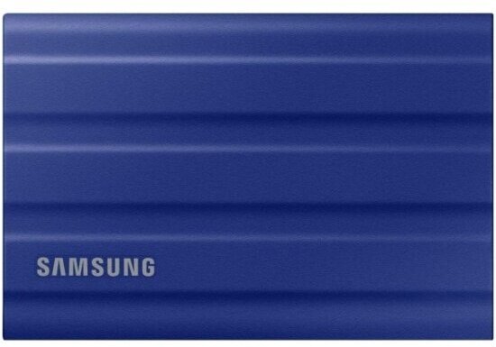 Внешний SSD диск Samsung 1.8" T7 Shield 2.0 Tb USB 3.2 Type-C Blue MU-PE2T0R/WW — фото 1