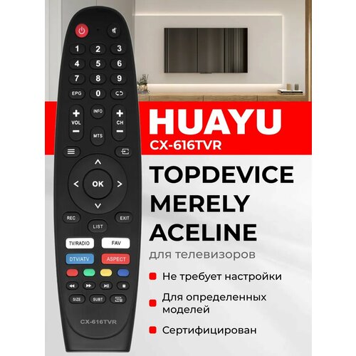 HBX167 Пульт CX-616TVR для телевизоров разных брендов