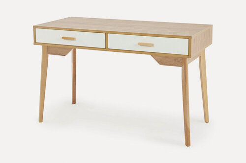 Изображение товара Письменный стол SCANDICA Хортен, 120х77х54, цвет дуб натуральный светлый/бланж