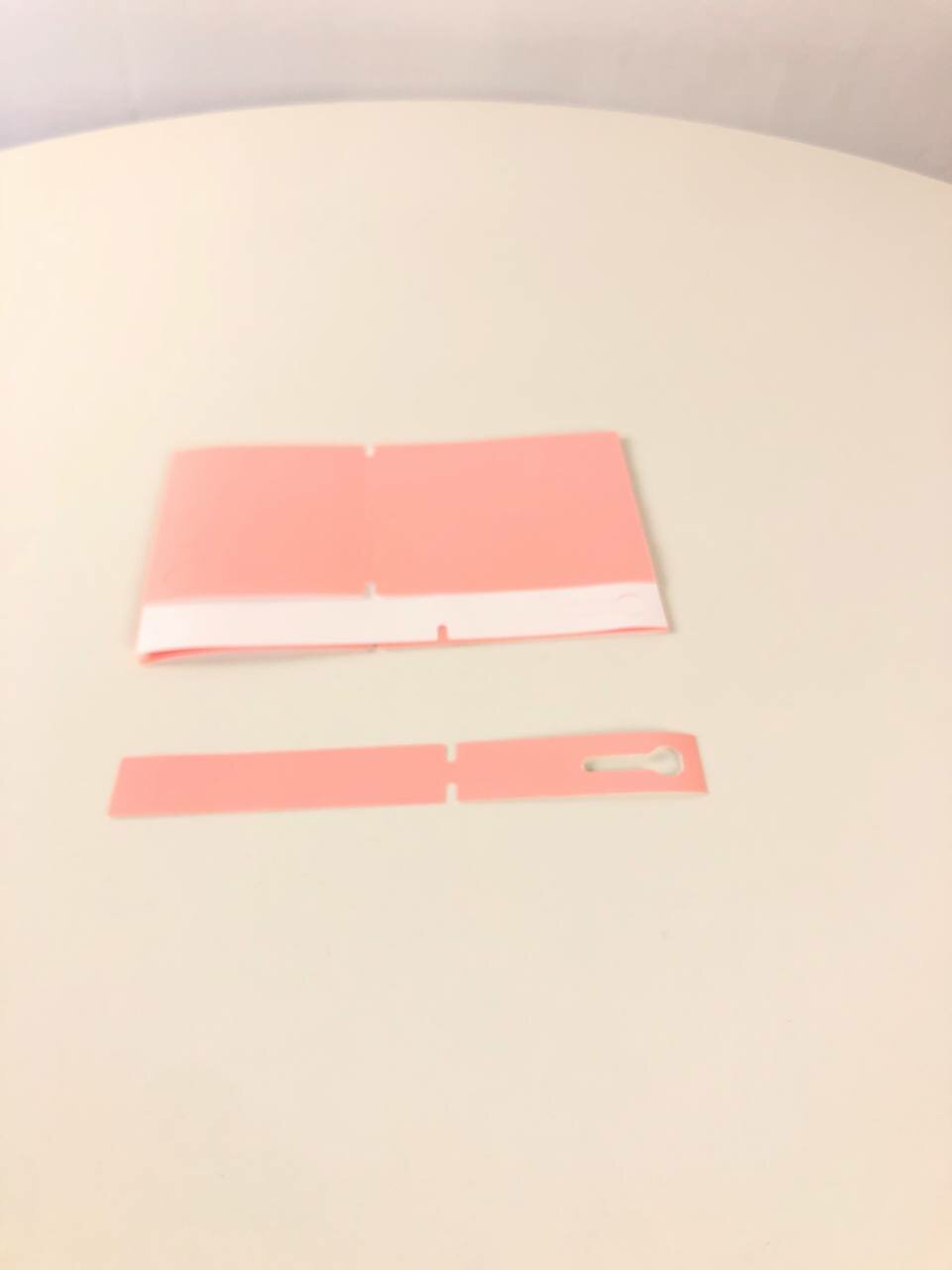 Садовые бирки Петельки 20*165 мм розовые 25 шт — фото 1