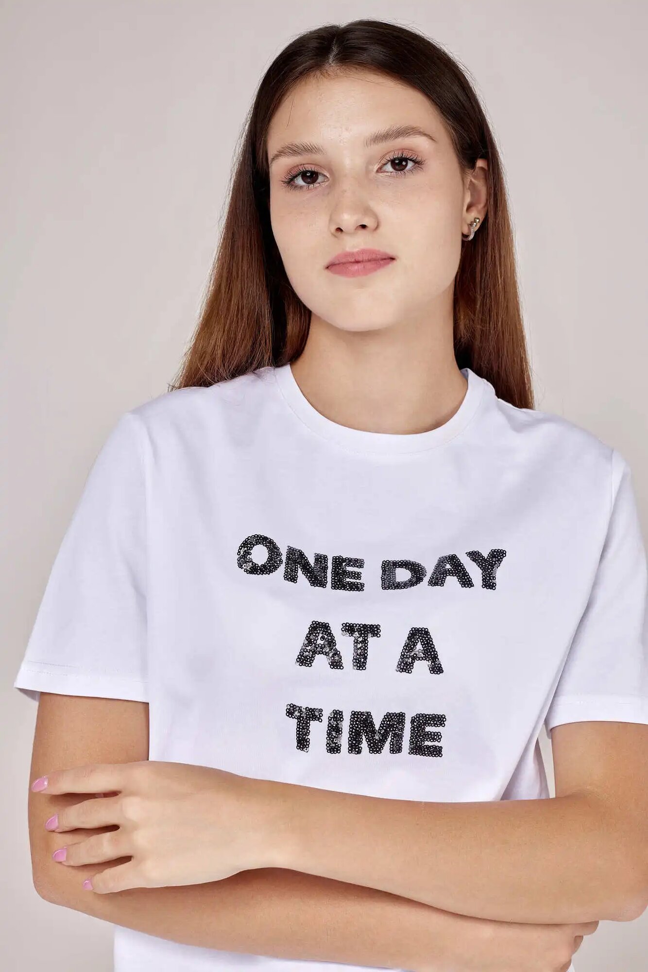 Футболка Selfie, размер S, белый — фото 1