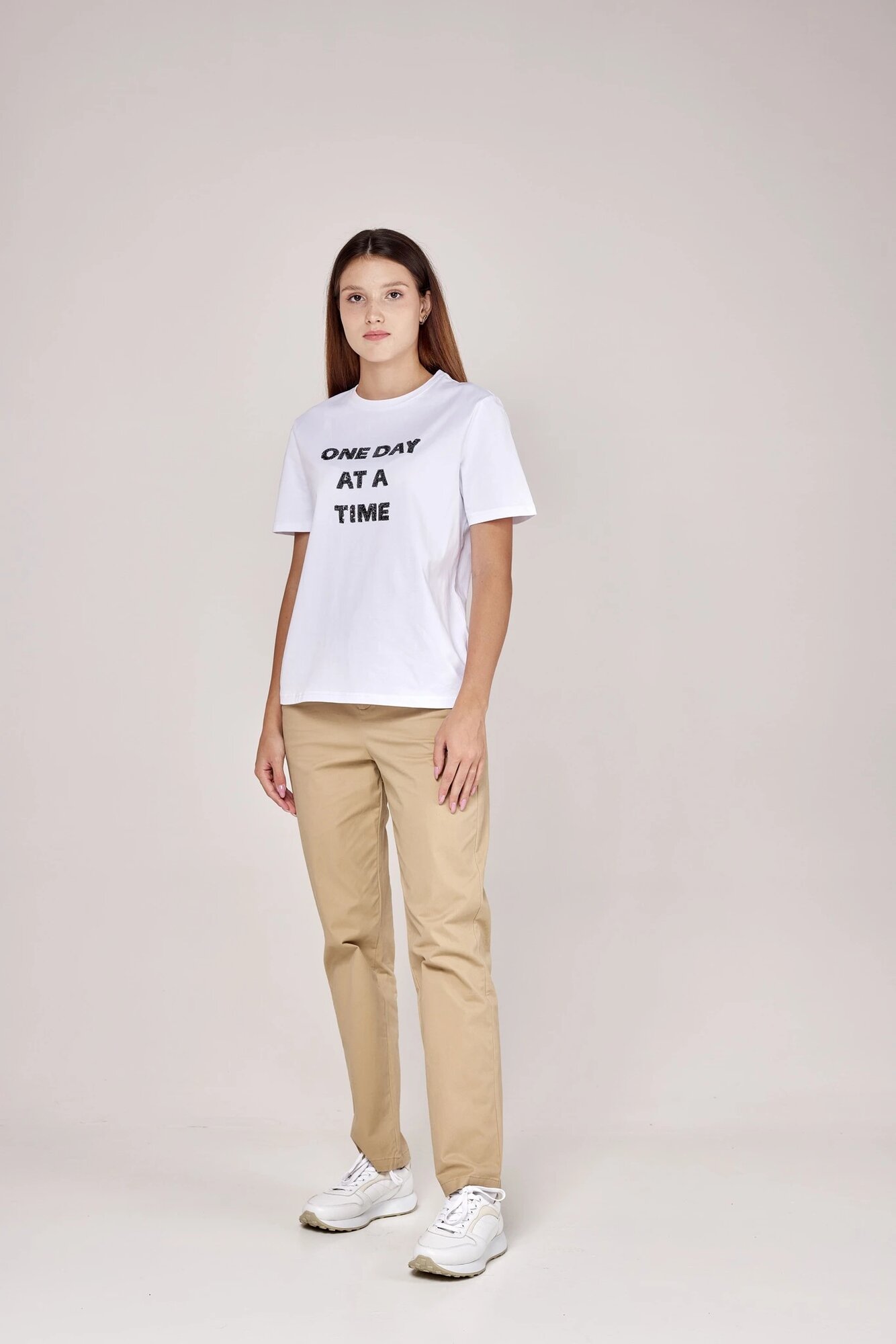 Футболка Selfie, размер S, белый — фото 1