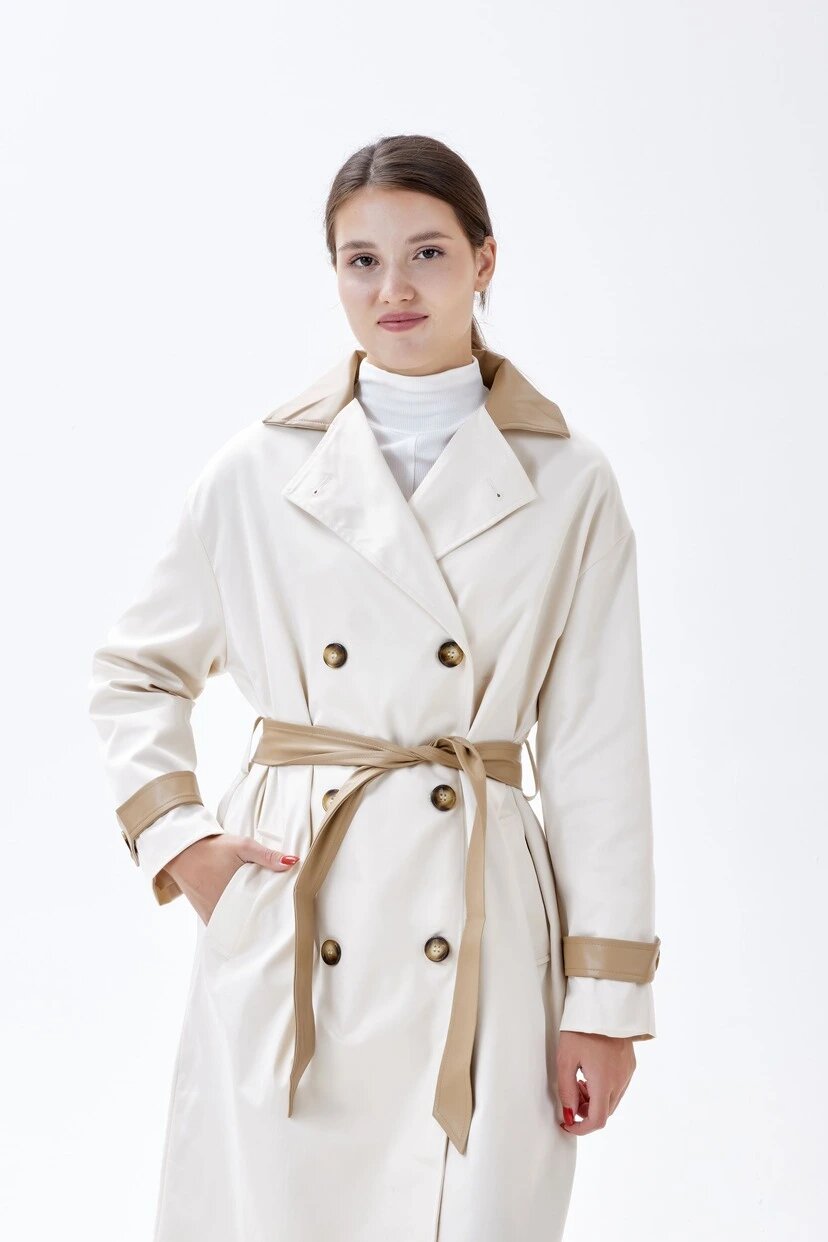 Плащ Selfie, размер L, бежевый — фото 1