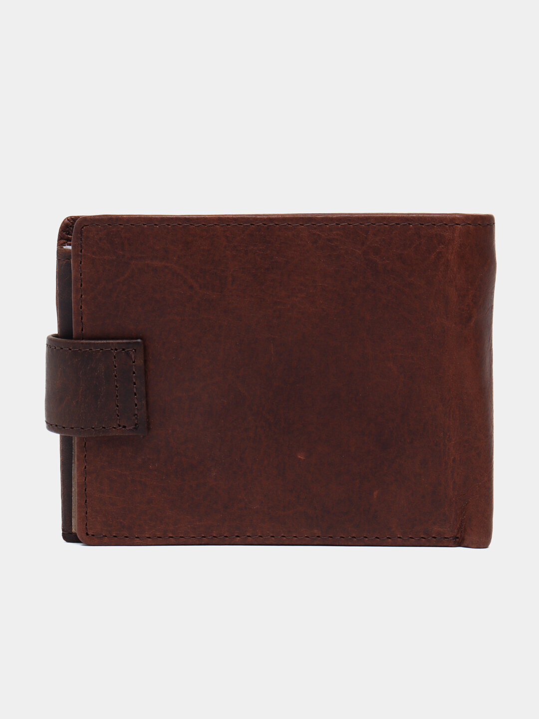 Кошелек GENUINE LEATHER, фактура гладкая, coffee — фото 1