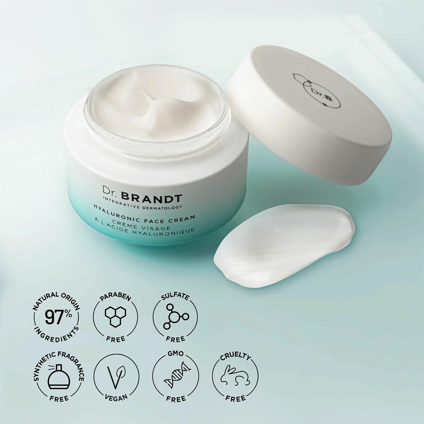 Картинки DR.BRANDT Dr.Brandt Db Hyaluronic Cream Крем для лица с гиалуроновой кислотой, 50 мл