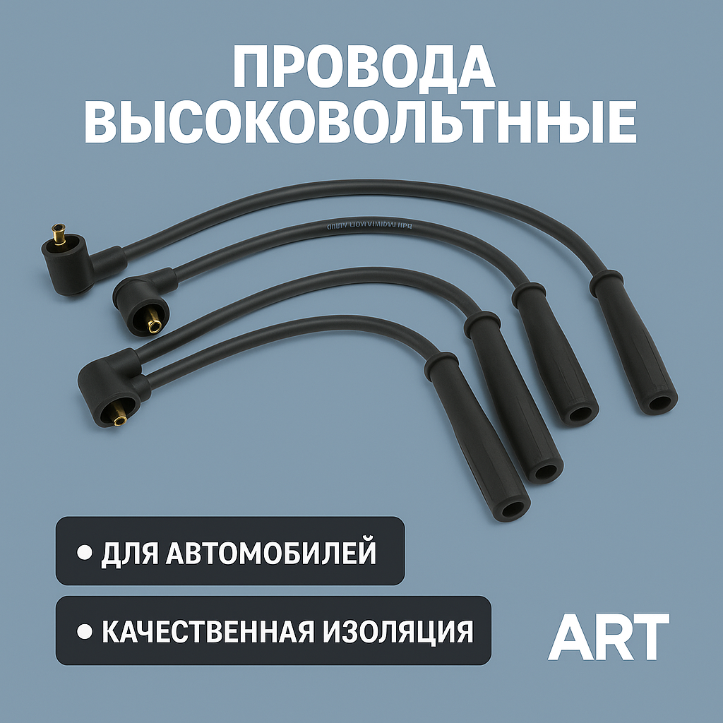 Провода высоковольтные Renault (Франция) для Largus, Logan, Sandero, Symbol, Megane, арт. 8200943801