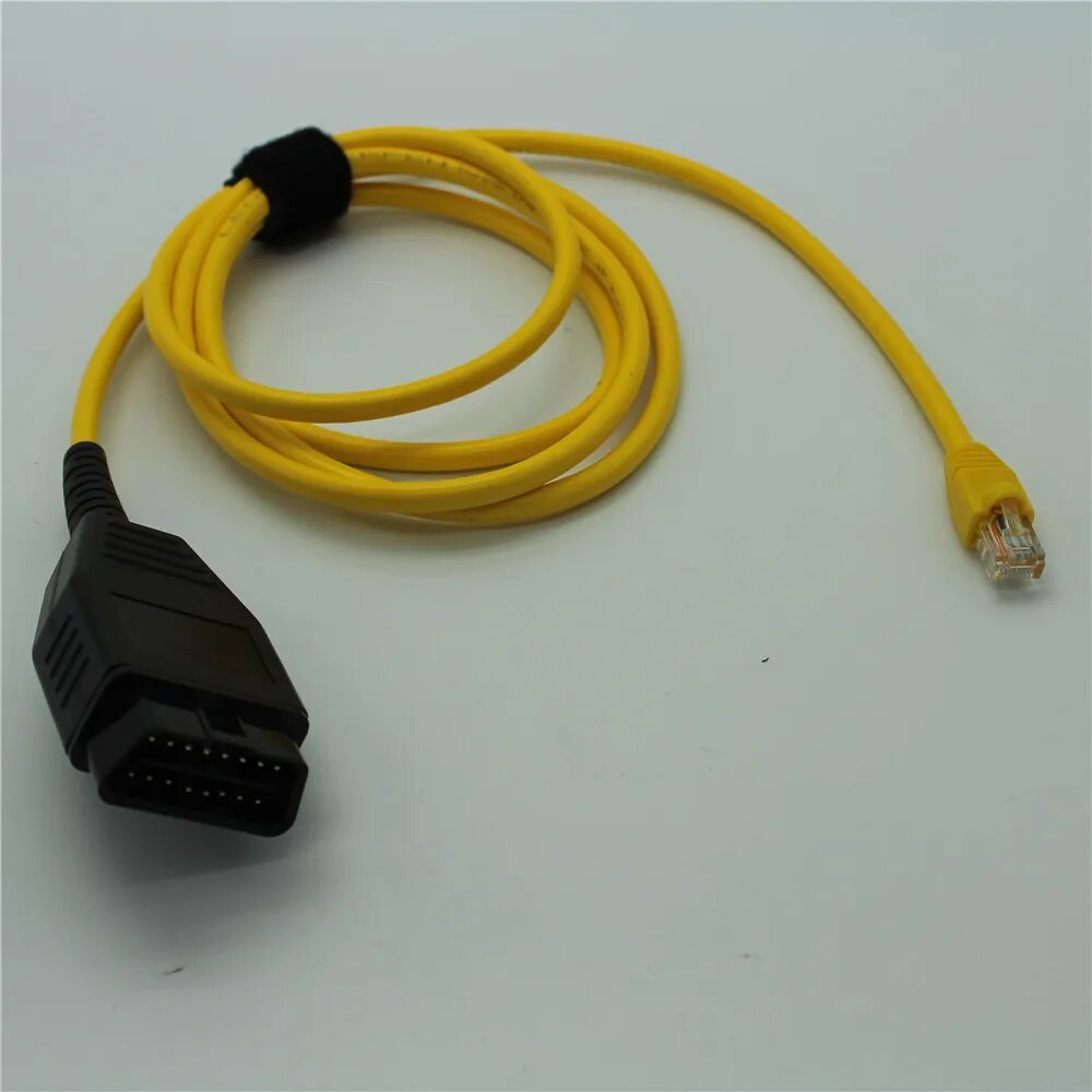 Кабель ESYS ENET для BMW F-серии ICOM OBD2, диагностический кабель для кодирования Ethernet для передачи данных OBDII, инструмент для скрытых передачи данных