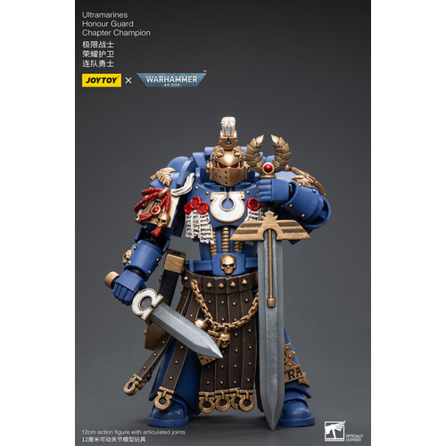 Фигурка JOYTOY Warhammer 40000 Ultramarines Honour Guard Chapter Champion 12416₽