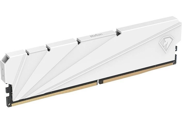 Оперативная память Netac 16GB DDR4 3600 (2x8GB) PC4-28800 DIMM Shadow S C18 White 18-22-22-42 1.35V XMP Dual