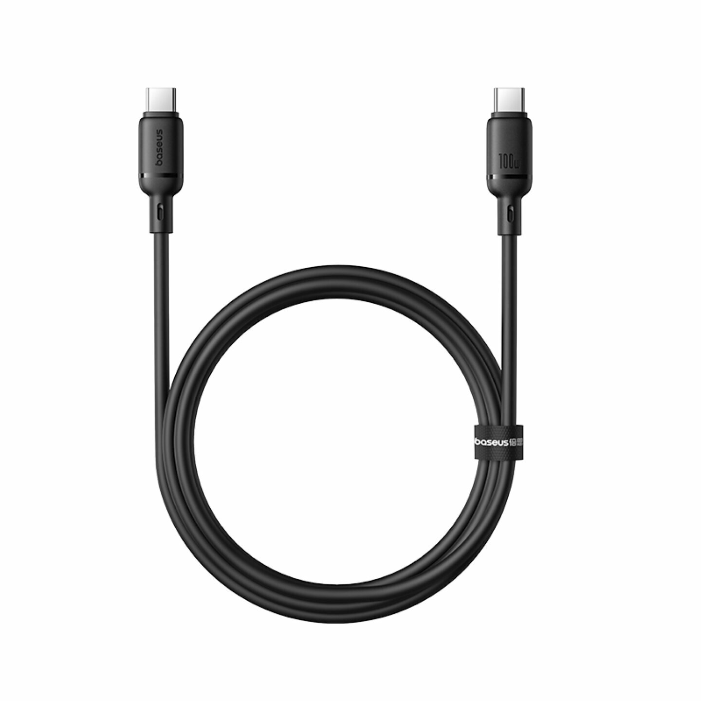 USB кабель BASEUS P10377704113-00 100W Silky, USB-C на USB-C, быстрая зарядка, 1м — фото 1