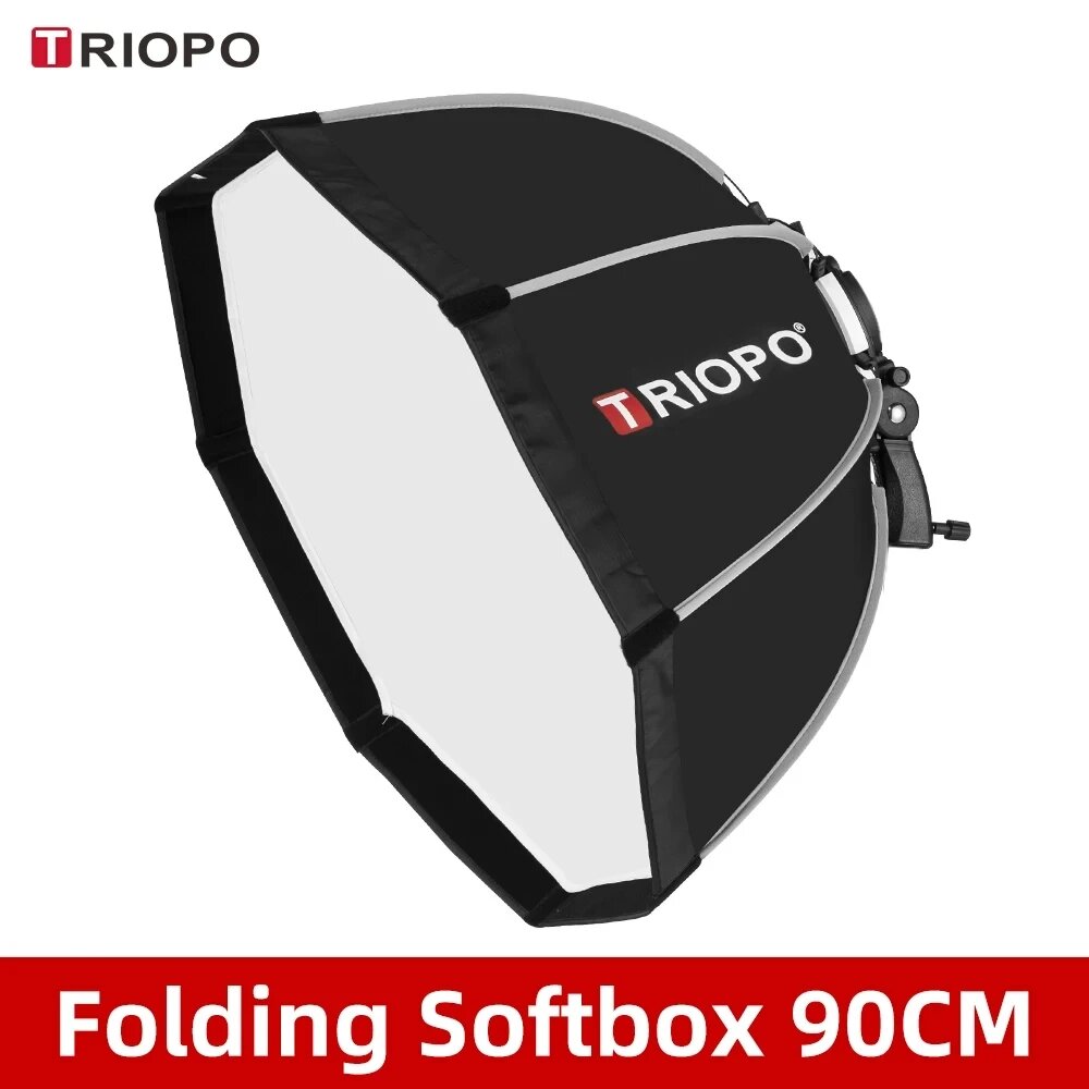Складной восьмиугольный софтбокс TRIOPO KS90, KS90