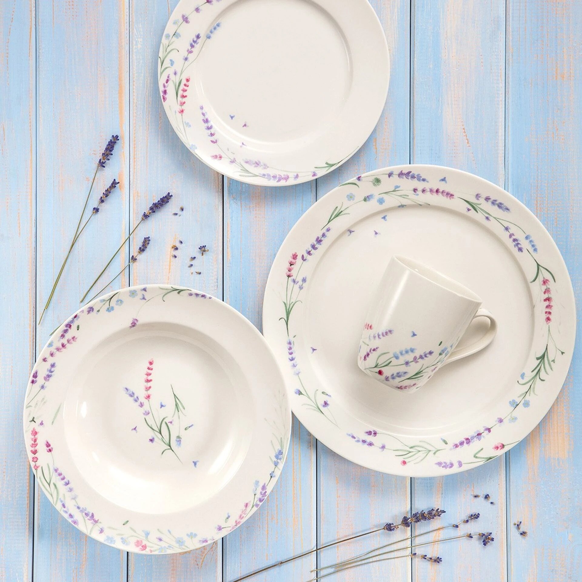 Тарелка глубокая Tescoma PROVENCE , диаметр 23 см, фарфор, круглая — фото 1