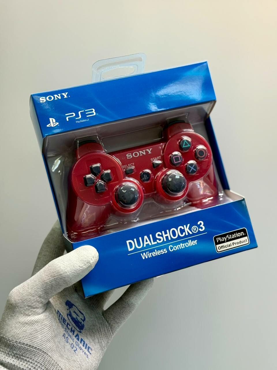 Геймпад PlayService Джойстик беспроводной PS3 DualShock красный
