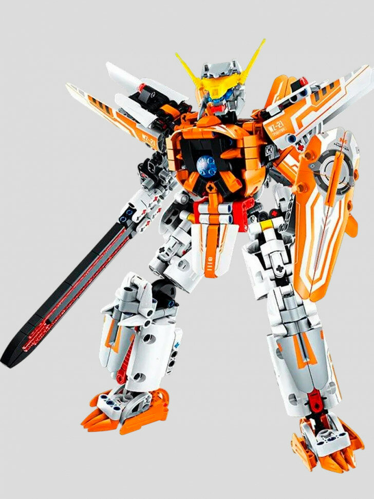 Конструктор iM.Master Оранжевый робот-воин 6821 — фото 1