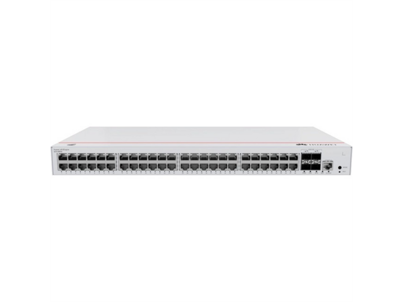 Коммутатор HUAWEI eKit S310-48P4X (L2+, 48*10/100/1000BASE-T ports (380W PoE+), 4*10GE SFP+ ports, built-in AC power)