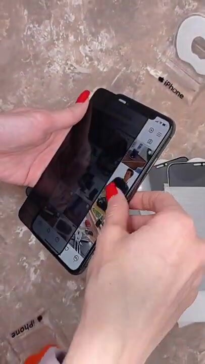 Тонированное защитное стекло для iPhone 11 pro Imopai Esd OG Privacy — фото 1