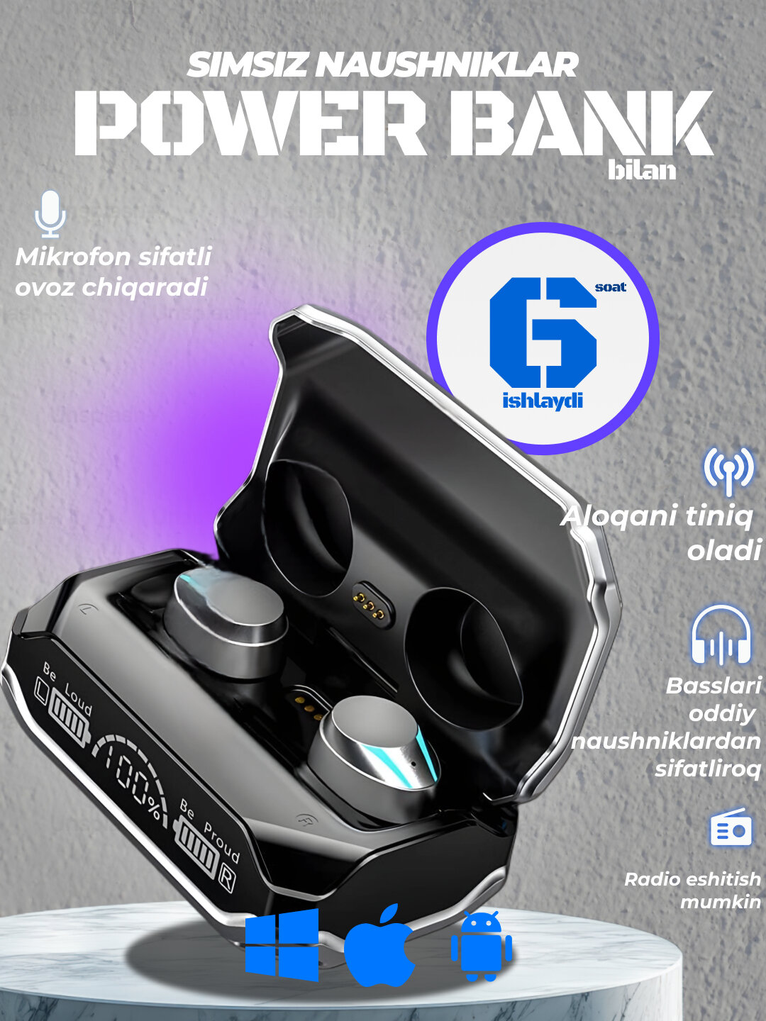 Беспроводные Bluetooth наушники Pods Рro, pods 3, pro5, max, M10, AIR 31, P9 — фото 1