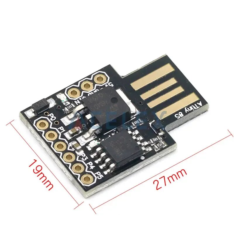 Миниатюрный кикстартер Digispark для USB-платы разработки Arduino ATTINY85 — фото 1