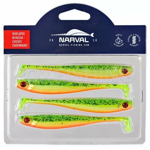 Силиконовая приманка Narval Skinny 12см. #015 4шт.