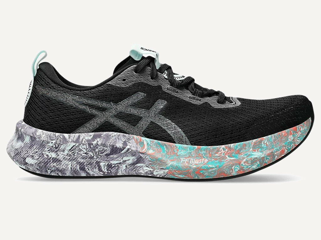 Кроссовки ASICS Весна-лето 2025, размер RU 41.5 EU 42.5 US 9 СМ 27, black/soothing sea 