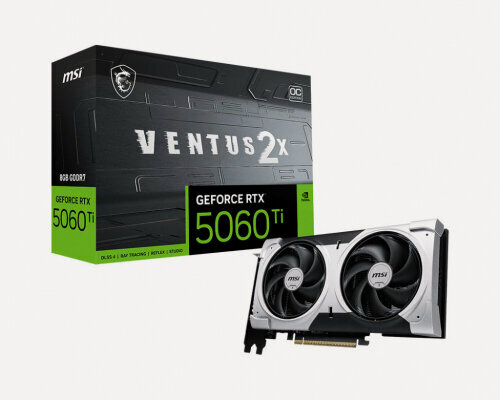 Изображение товара Видеокарта Msi GeForce RTX 5060 Ti VENTUS 2X OC PLUS 8G