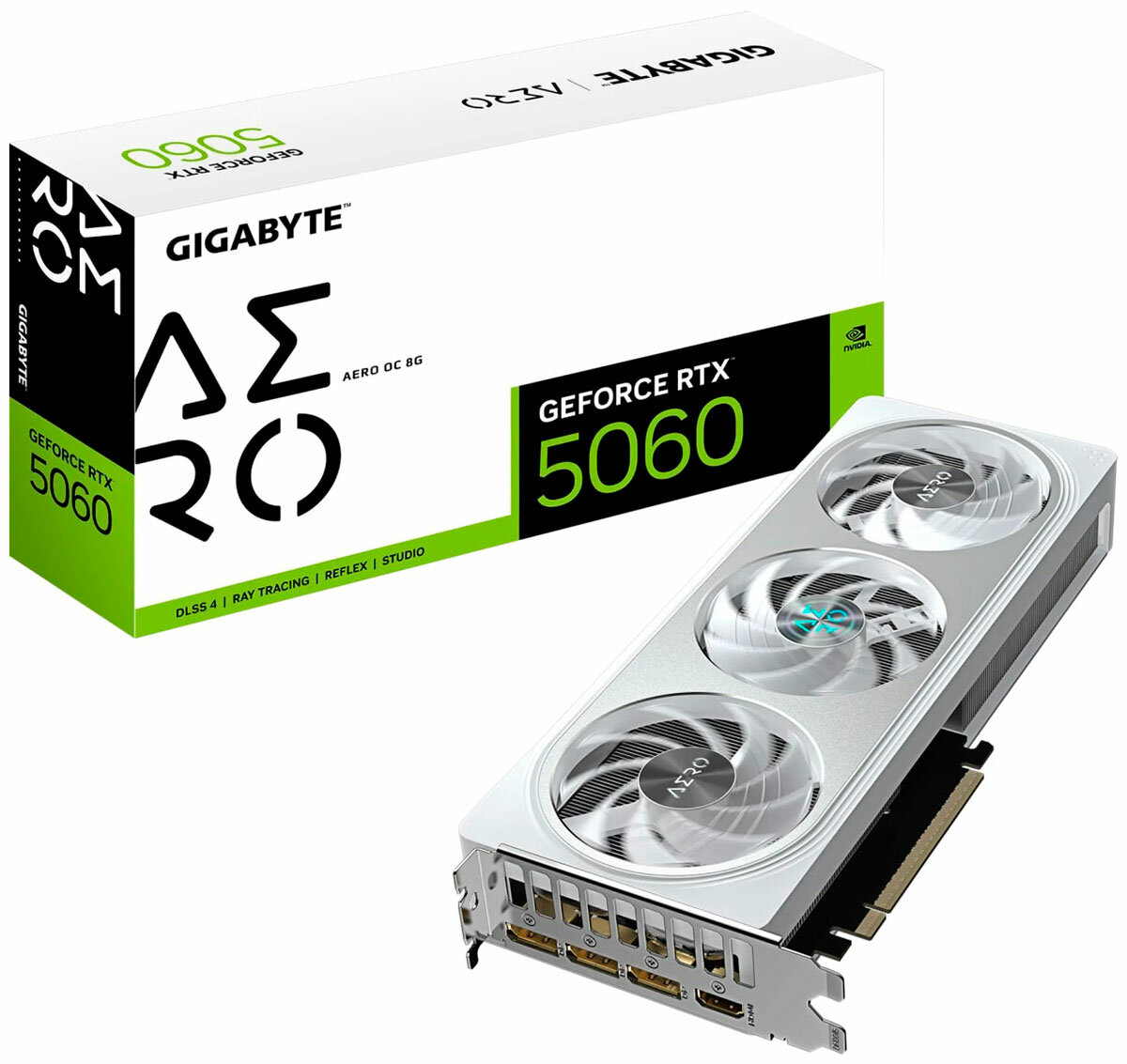 Видеокарта Gigabyte GeForce RTX 5060 AERO OC 8GB (GV-N5060AERO OC-8GD)