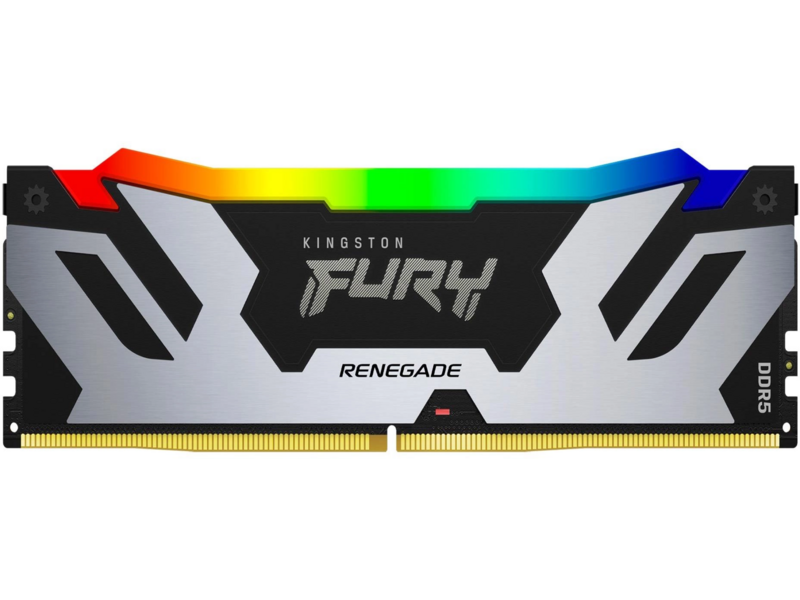 Память DDR5 16GB 6800MHz KF568C36RSA-16 Fury Renegade Silver XMP RGB RTL Gaming PC5-54400 CL36 DIMM 288-pin 1.4в kit с радиатором Ret