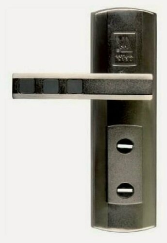Изображение товара Дверные ручки на планке Master Lock QUARTO ML 300, левая, сталь/ЦАМ,
