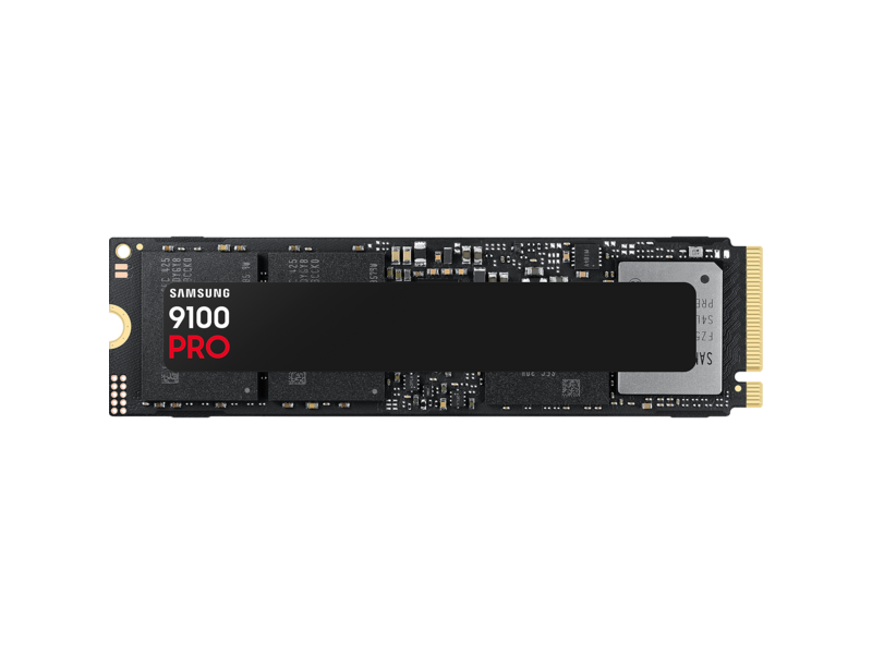 Твердотельный накопитель твердотельный накопитель/ Samsung SSD 9100 PRO, 1000GB, M.2(22x80mm), NVMe 2.0, PCIe 5.0 x4, V-NAND TLC, R/W 14700/13300MB/s, IOPs 1 850 000/2 600 000, TBW 600, DWPD 0.3 (12 мес.)