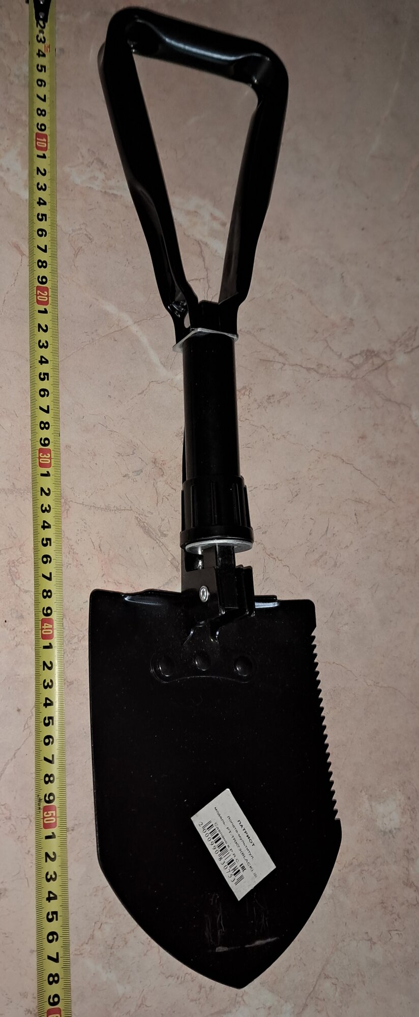 Лопата-мультиинструмент складная 58 см черная Патриот PT-TRK73 — фото 1