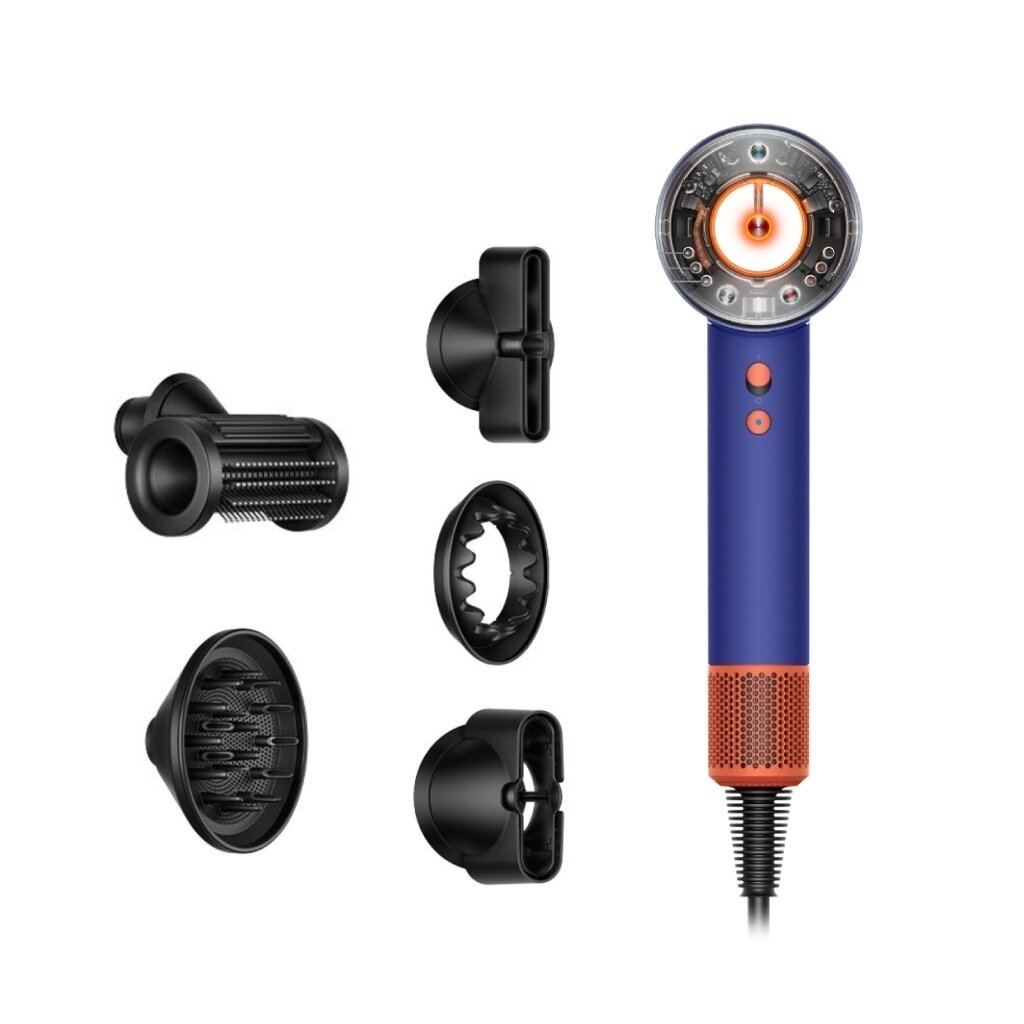 Фен Dyson Supersonic Nural HD16 gift edition HK, vinca blue/topaz orange