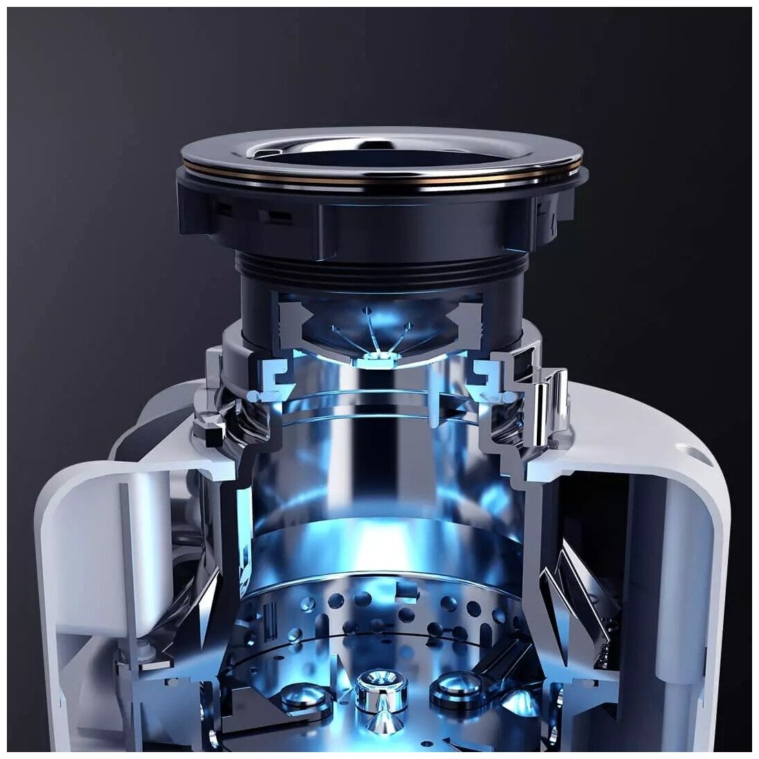 Измельчители Пищевых Отходов Xiaomi Кухонный измельчитель пищевых отходов Xiaomi Mensarjor Kitchen Food Waste Disposer Red (LD550-F02)