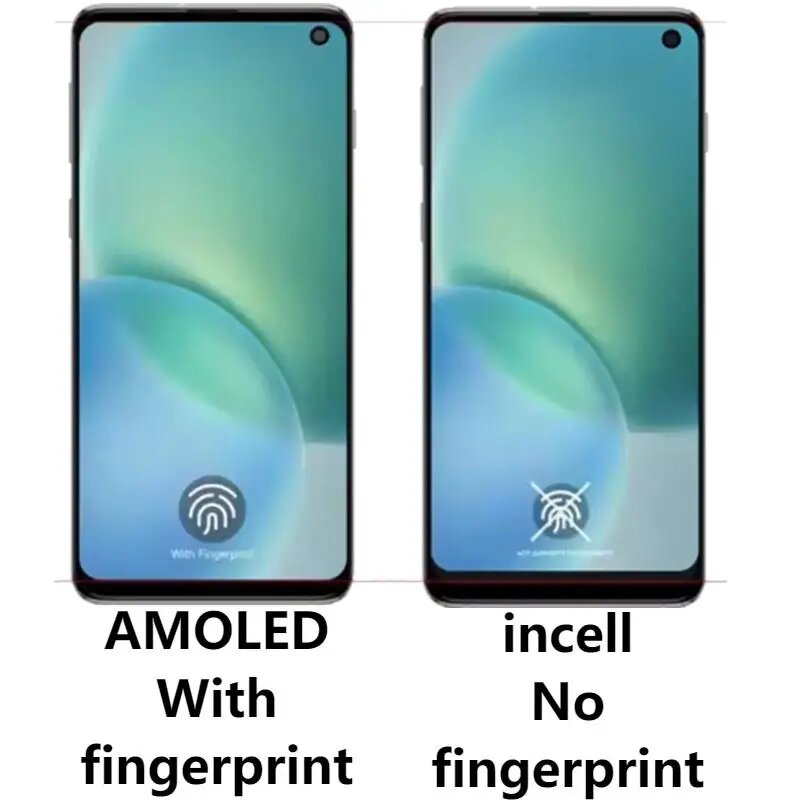 Для Samsung S10 G973U ЖК-дисплей с рамкой 6,1 "AMOLED S10 G973F ЖК-дисплей с цифровым преобразователем сенсорного экрана в сборе, запасные части для ремонта, incell Green Frame