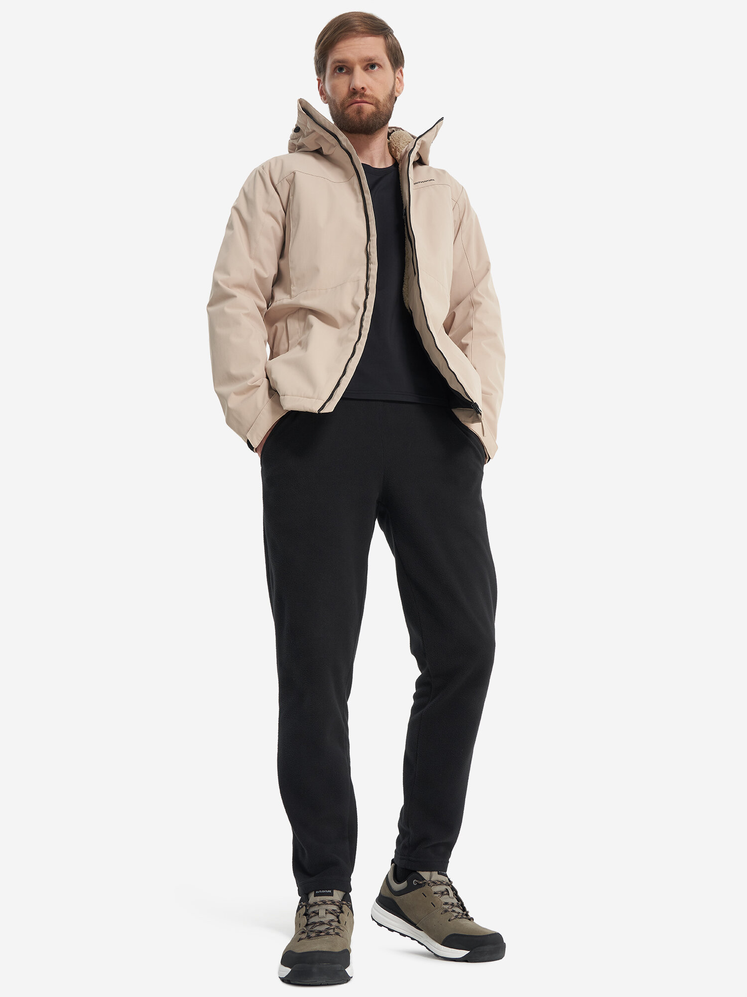 Куртка OUTVENTURE, размер 46, песочный — фото 1