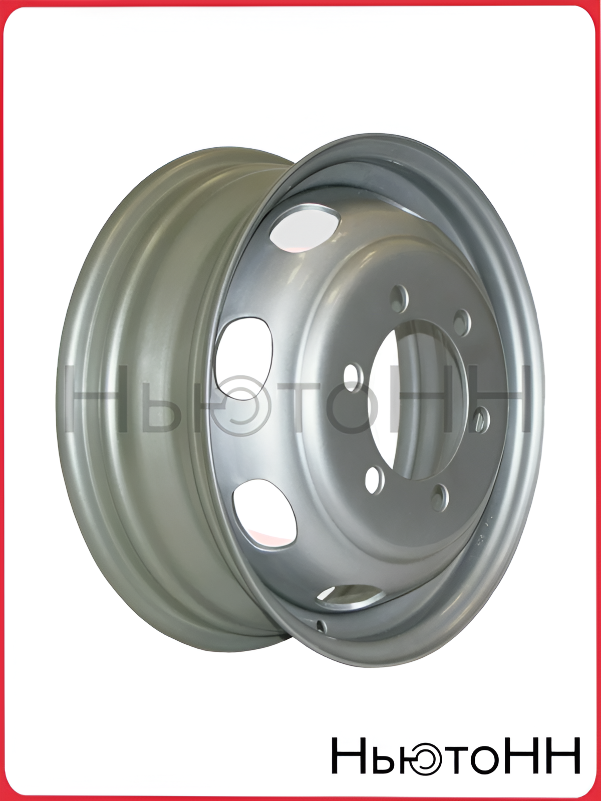 Диски LongStar PRO 6,5" x 16", 6/170, ET106, серебристые, 1200кг, 8мм