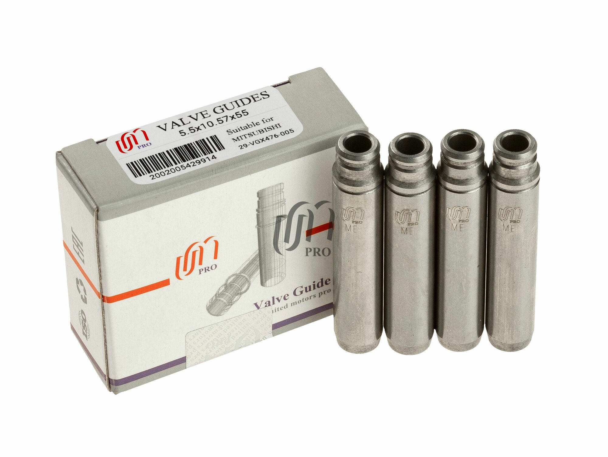 Втулка направляющая выпускного клапана Mitsubishi 4G13/18 5.5x10.61x55 (MD 357586) UMpro