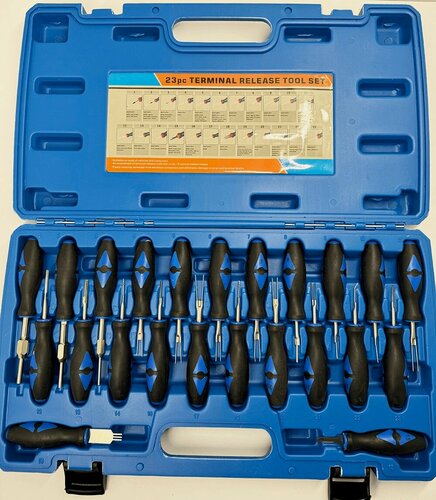 Изображение товара Набор приспособлений для разборки электрических разъемов в кейсе 23 предметов