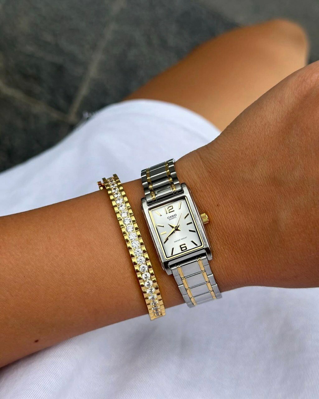 Наручные часы CASIO Collection, серебристый — фото 1