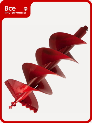 Изображение товара Шнек двухзаходный для грунта DDE DGA-200/800, из прочного стального корпуса, для эффективного перемешивания почвы