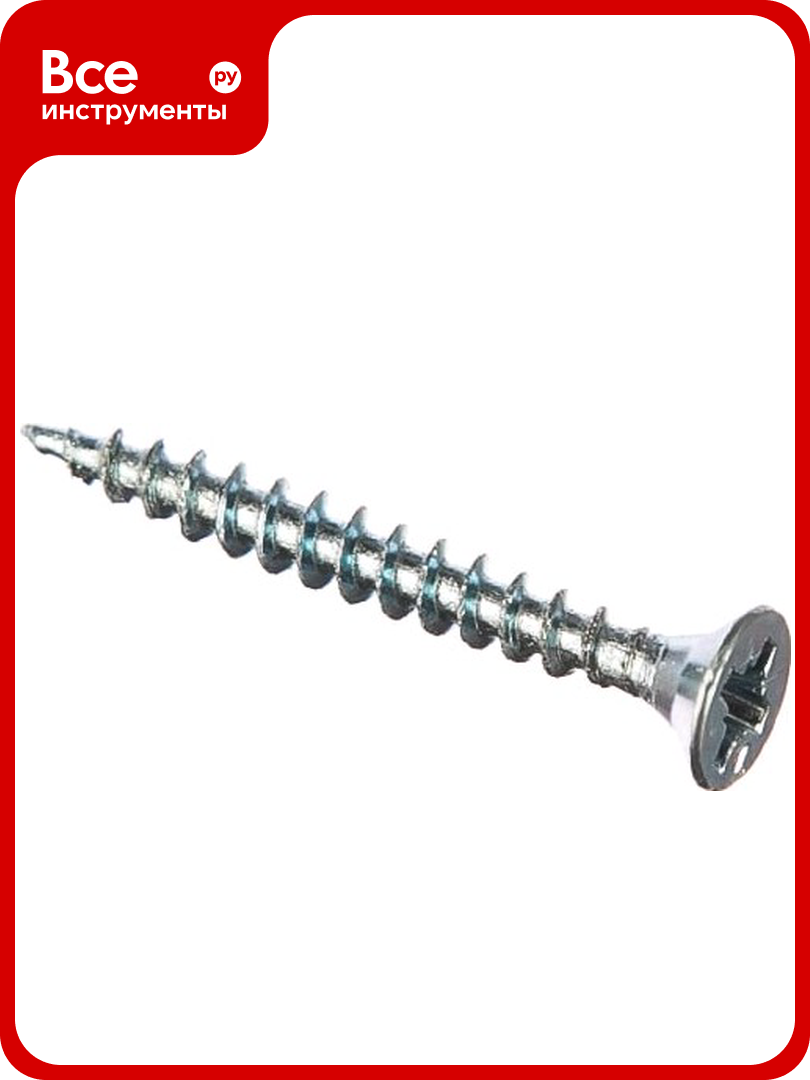 Универсальный саморез Tech-Krep 30х35 мм 200 шт оцинкованный коробка с окном 102171